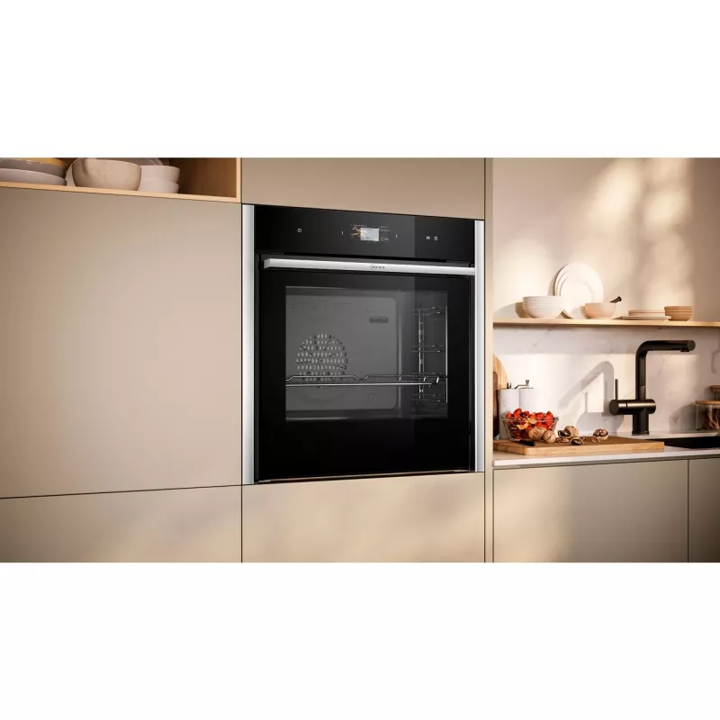 Neff B64FS31N0 N90 Einbau-Backofen mit FullSteam, 71L, Edelstahl
