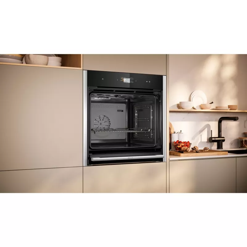 Neff B64FS31N0 N90 Einbau-Backofen mit FullSteam, 71L, Edelstahl
