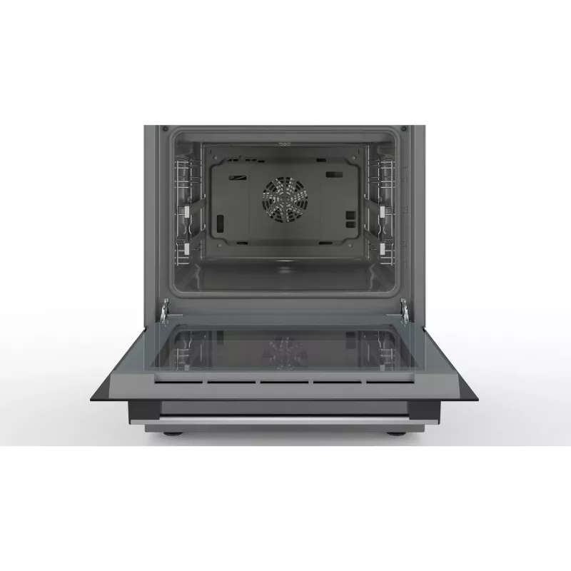Bosch HKR39C250 Serie 4 freistehender Elektroherd mit Cerankochfeld, Edelstahl