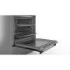 Bosch HKR39C250 Serie 4 freistehender Elektroherd mit Cerankochfeld, Edelstahl