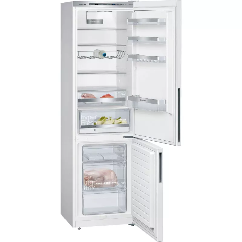 Siemens KG39EAWCA iQ500 Freistehende Kühl-Gefrier-Kombination 201 cm Höhe Energieeffizienzklasse C Weiß