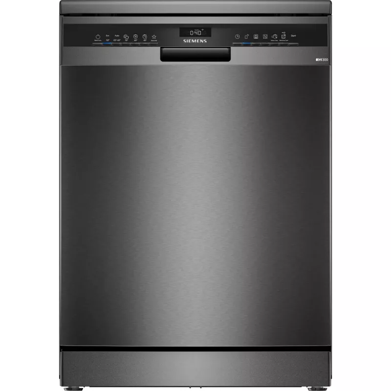 Siemens SN23EC03ME iQ300 freistehender Geschirrspüler 60 cm, 14 Maßgedecke, Energieeffizienzklasse B, Home Connect