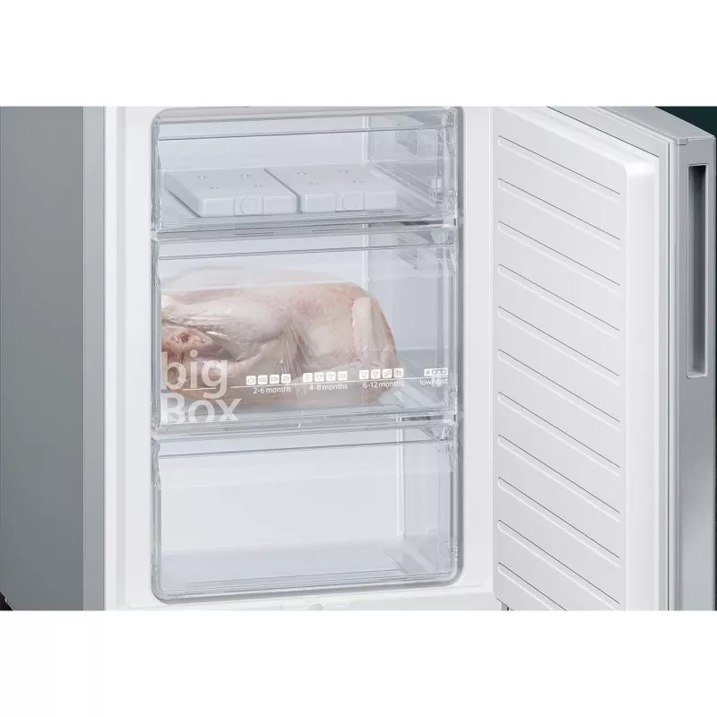 Siemens KG39EALCA iQ500 Freistehender Kühl-Gefrierschrank 201 cm Höhe Energieeffizienzklasse C Silber