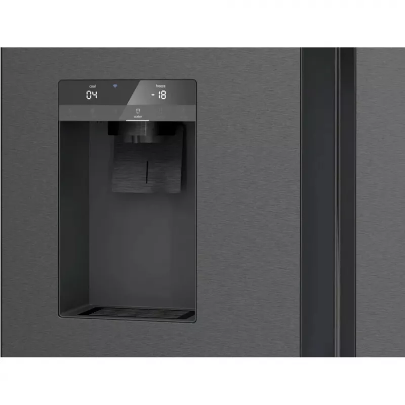 Siemens KF96DPXEA iQ700 French Door Side-by-Side Kühl-Gefrierkombination mit Wasser- und Eisspender, 183 cm, Energieeffizienzklasse E, Edelstahl