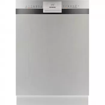 Siemens SX53ES22CE iQ300 teilintegrierter Geschirrspüler, 60 cm, 13 Maßgedecke, Energieeffizienzklasse E, Home Connect, AquaStop, InfoLight, Edelstahl