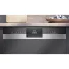 Siemens SX53ES22CE iQ300 teilintegrierter Geschirrspüler, 60 cm, 13 Maßgedecke, Energieeffizienzklasse E, Home Connect, AquaStop, InfoLight, Edelstahl