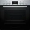 Bosch HND415LS62 Einbau-Backofen und Ceranfeld-Set, 71L, 7 Funktionen, Edelstahl