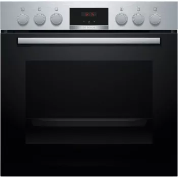 Bosch HND415LS62 Einbau-Backofen und Ceranfeld-Set, 71L, 7 Funktionen, Edelstahl
