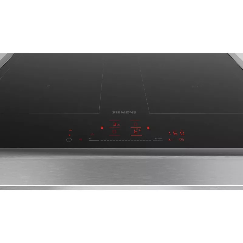 Siemens ED645HQC1E iQ500 Induktionskochfeld 60 cm Schwarz, Aufbau mit Rahmen