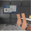Fellowes Mobiler TV-Bodenständer für 37 inch-70 inch Bildschirme, 50 kg, höhenverstellbar, VESA bis 600x400, Schwarz 100136877