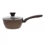 NEWILL Natura Soßentopf mit Glasdeckel 18 cm Induktion Braun