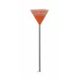 HORTUS Laubharke mit Aluminiumstiel, orangefarbenem 45 cm Fächerkopf, 20 Zinken