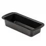 NEWILL Kastenbackform 25x11x6,4 cm Schwarz Antihaft-Backform aus Kohlenstoffstahl