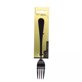 ASI COLLECTION Gabelkabelschuh 2 Stk. Schwarz 1,7 mm Vollisoliert Crimp-Gabelschuh