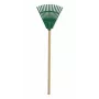 HORTUS Kleiner Handrechen mit Griff Grün 20 cm 14 Zinken