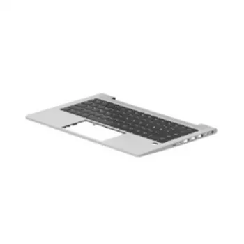 HP ProBook 450/455 G6 G7 Top-Cover-Einheit mit beleuchteter Tastatur, Touchpad, Handballenauflage - Natural Silver