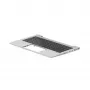 HP ProBook 450/455 G6 G7 Top-Cover-Einheit mit beleuchteter Tastatur, Touchpad, Handballenauflage - Natural Silver