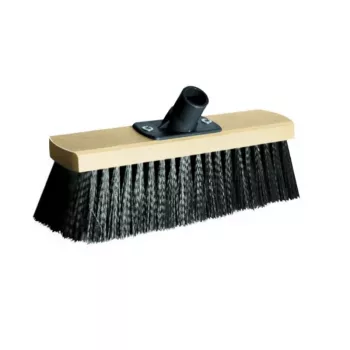 YORK Große Bodenbürste, 30 cm für Kärcher SC Serie Dampfreiniger, Lamellentechnologie, Flexibles Gelenk, Schwarz