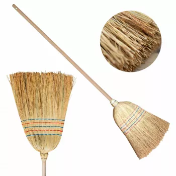 YORK Universalbesen mit Holzstiel Sorgo