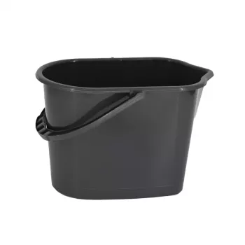 YORK Rechteckiger Eimer 14L 34x30x33cm Anthrazit