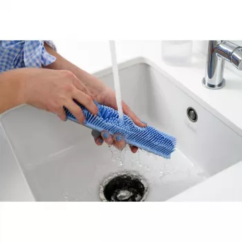 YORK BACTERIA STOP Gummibodenbürstenkopf 34 cm mit antimikrobiellen Borsten