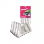 YORK Ersatz-Mikrofaser-Tuch für Smart Flat Mop 45x15cm Grau/Weiß