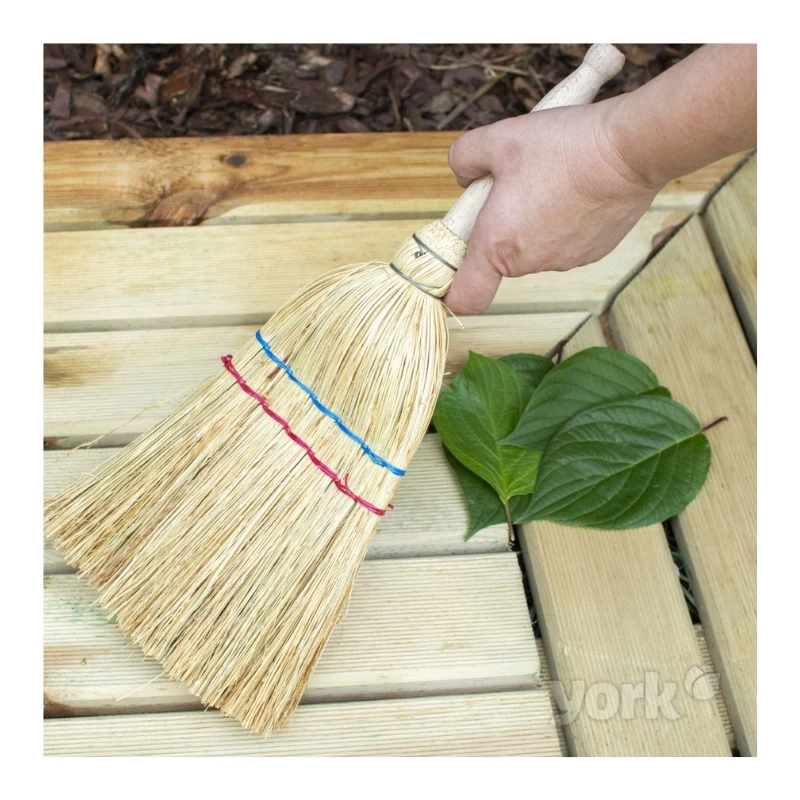 YORK Universalbesen zum Kehren 23cm Sorgo Mini