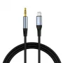 VIPFAN L05 Lightning auf 3,5 mm AUX Audiokabel, 1 m, Grau