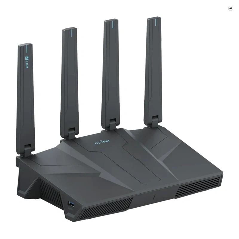 GL.iNet GL-BE6500 Wi-Fi 7 Tri-Band 2,5G Multi-Gigabit VPN Router