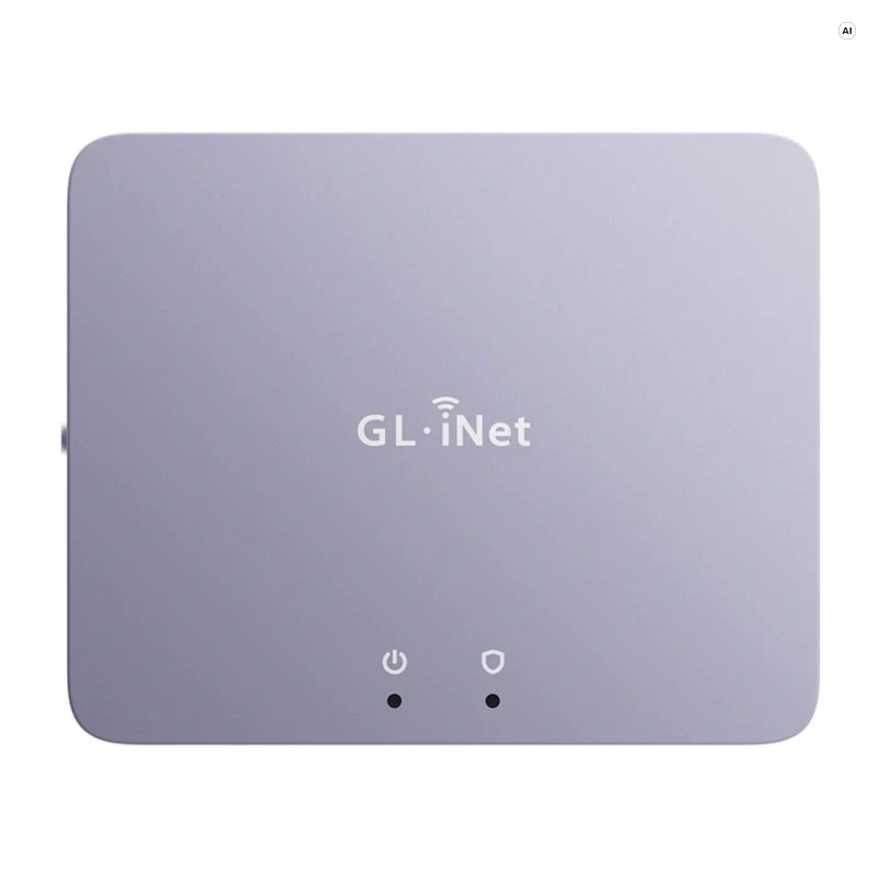 GL.iNet GL-MT5000 AX5400 Wi-Fi 6 Dual-Band WLAN-Router mit 2,5G Multi-Gigabit-Anschlüssen, OpenWrt, WireGuard VPN, 1GB RAM, 8GB eMMC