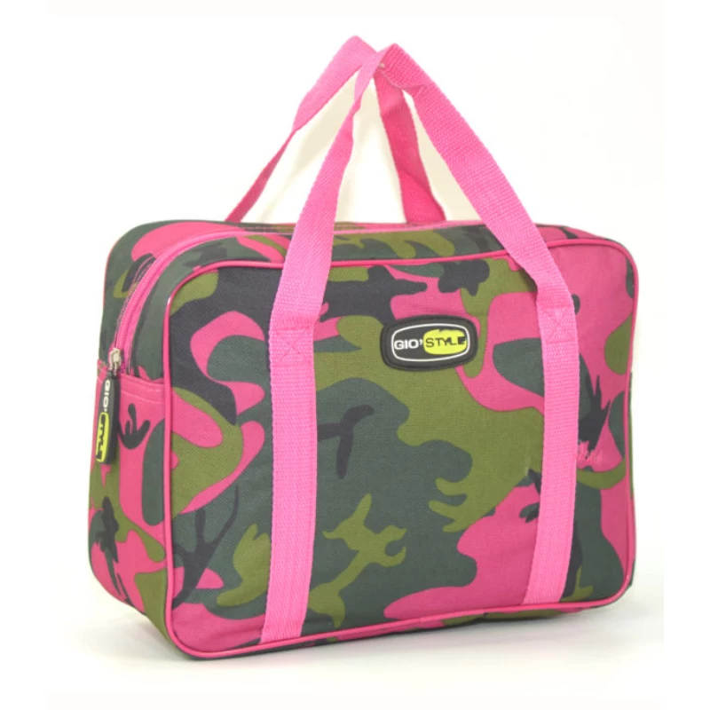 GIOSTYLE Camouflage 12L Thermotasche, verschiedene Farben (Fuchsia/Blau/Gelb/Weiß)
