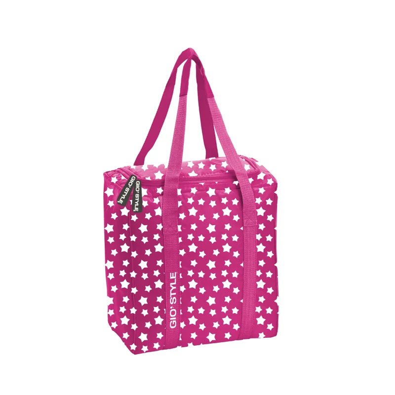GIOSTYLE Thermotasche Stars 28 Sortiert Rot/Grün/Blau/Pink