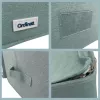ORDINETT Quadratische Aufbewahrungsbox mit Reißverschluss 30x30x21 cm Mint