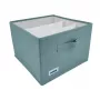 ORDINETT Box Cube 29x29x18,5 cm Aufbewahrungsbox mit Deckel in Minzgrün
