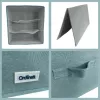 ORDINETT Box Cube 29x29x18,5 cm Aufbewahrungsbox mit Deckel in Minzgrün