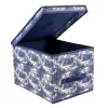 ORDINETT Box M 30x40x25cm Kyoto Aufbewahrungsbox, 30L, Transparent