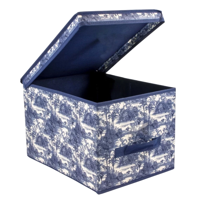 ORDINETT Box M 30x40x25cm Kyoto Aufbewahrungsbox, 30L, Transparent