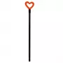 GIOSTYLE Bürstengriff Love 131,2 cm sortiert, Limettengrün/Hellblau/Orange/Flieder
