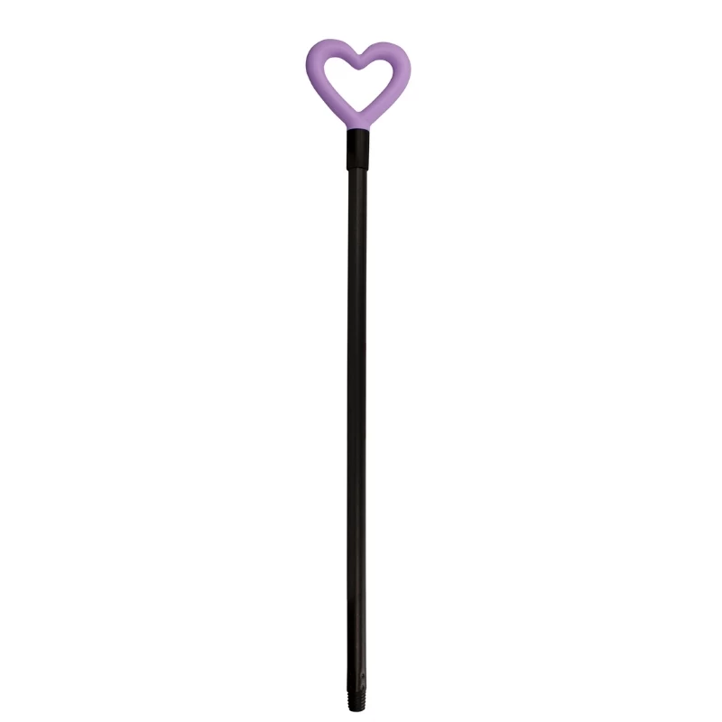 GIOSTYLE Bürstengriff Love 131,2 cm sortiert, Limettengrün/Hellblau/Orange/Flieder