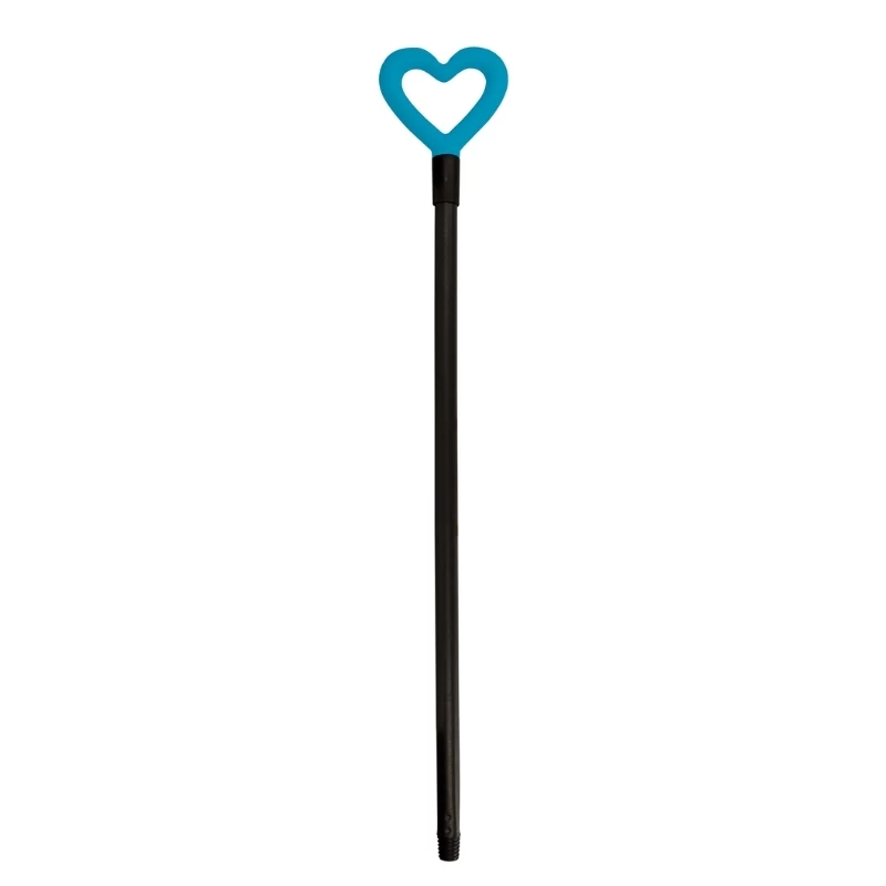 GIOSTYLE Bürstengriff Love 131,2 cm sortiert, Limettengrün/Hellblau/Orange/Flieder
