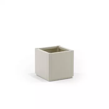 STEFANPLAST Blumenkasten Square Ethica 36x36x35 cm Weiß