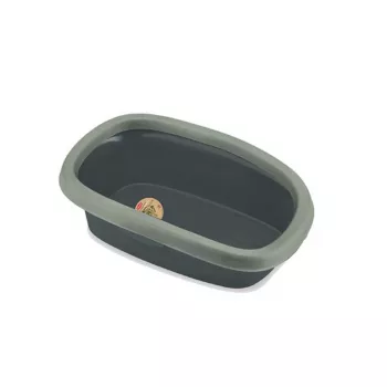 STEFANPLAST Katzenklo Sprint 10 43x31x14 cm Grau/Grün