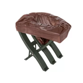 BioBag kompostierbare Toilettenbeutel, 8 pro Rolle, 22 µm, 65,5 x 51 cm, braun, EN 13432 zertifiziert