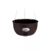 STEFANPLAST Hängeblumentopf Natural Ø30x14,5cm Dunkelbraun