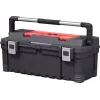 KETER DIY Hawk Werkzeugkoffer 26 mit Organizer, 66 x 28,7 x 26,6 cm, Schwarz/Rot
