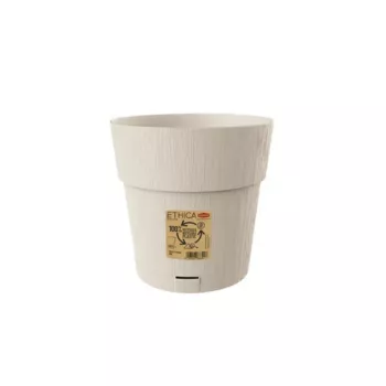 STEFANPLAST Blumentopf mit Untersetzer Ethica Ø20x19cm Weiß