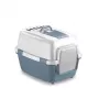 STEFANPLAST WivaCatt Geschlossene Katzentoilette 55x40x40 cm Weiß/Blau