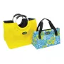 GIOSTYLE Thermobehälter-Set Bag In The City, Blau-Gelb/Gelb-Blau (2 Taschen, 20L + 10L, auslaufsicheres PEVA-Futter, Hochdichte-Schaumisolierung, Reißverschluss, verstellbarer Schultergurt, zwei Tragegriffe)