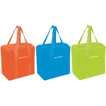 GIOSTYLE Fiesta Vertical Assorted Thermotasche, Orange/Hellblau/Grün