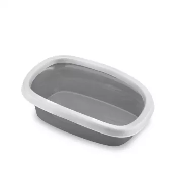 STEFANPLAST Katzenklo Sprint 20 58x39x17 cm Weiß/Grau